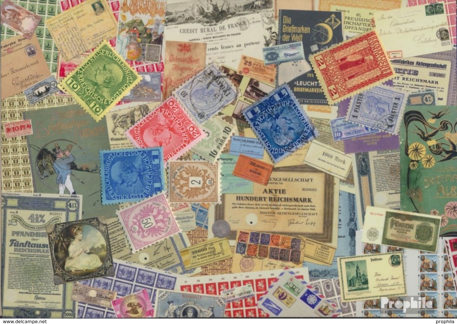 Österr.-Post Levante Briefmarken-10 Verschiedene Marken - Sammlungen (ohne Album)