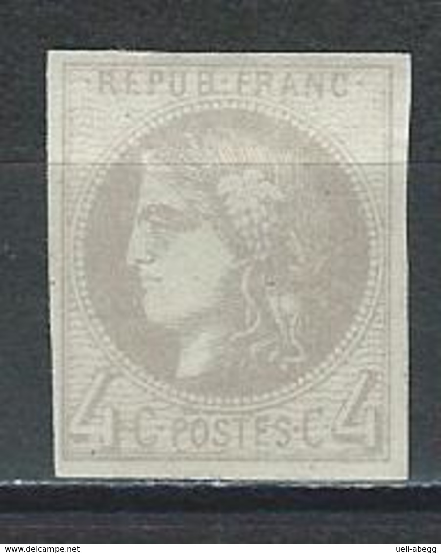 Frankreich Yv 41B, Mi 38  (*)  Sans Gomme - 1871-1875 Ceres