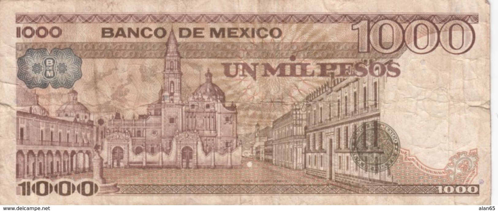 Mexico #80a 1000 Pesos Banknote, 1983 Issue - México