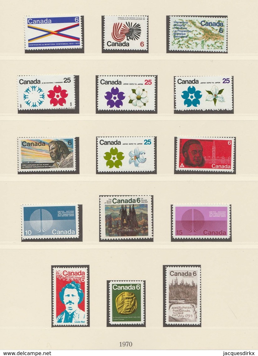 Canada  .     Page With Stamps  .      **       .  MNH    .   /    .  Postfris - Ungebraucht