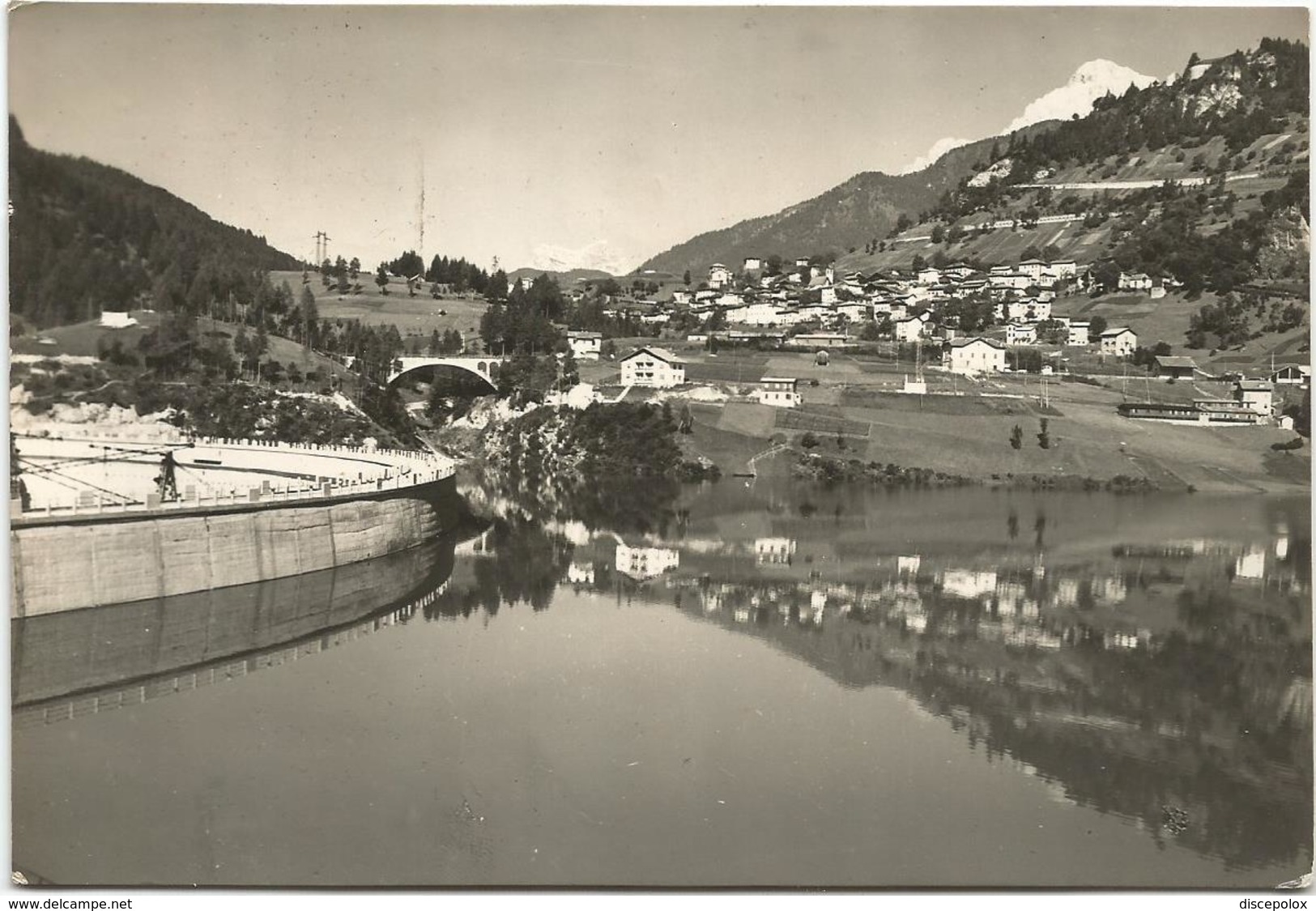 W1991 Pieve Di Cadore (Belluno) - Sottocastello - La Diga E Il Lago - Panorama Con L'Antelao E Il Pelmo / Viaggiata 1950 - Altri & Non Classificati