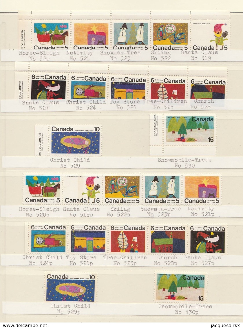 Canada  .     Page With Stamps  .      **       .  MNH    .   /    .  Postfris - Ongebruikt