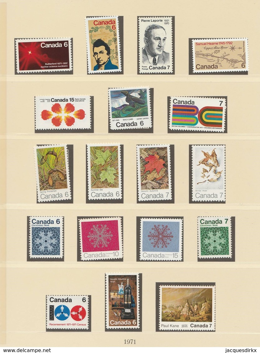 Canada  .     Page With Stamps  .      **       .  MNH    .   /    .  Postfris - Nuevos