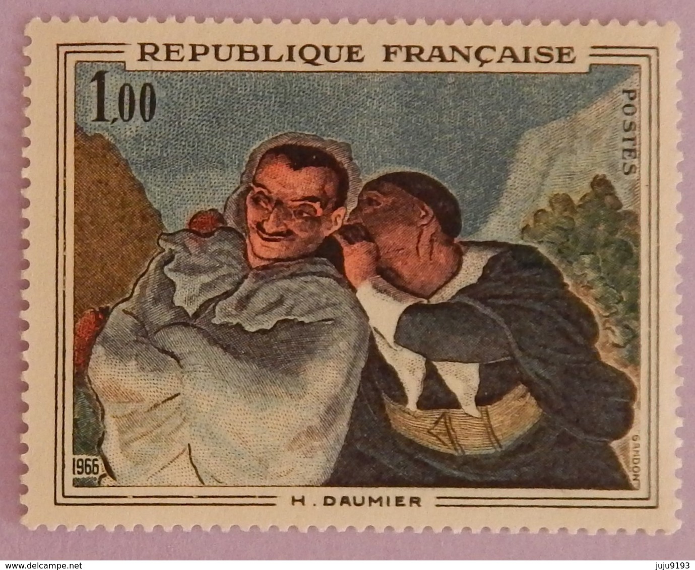 FRANCE YT 1494 NEUF**MNH "TABLEAU DE DAUMIER" ANNEE 1966 - Ungebraucht