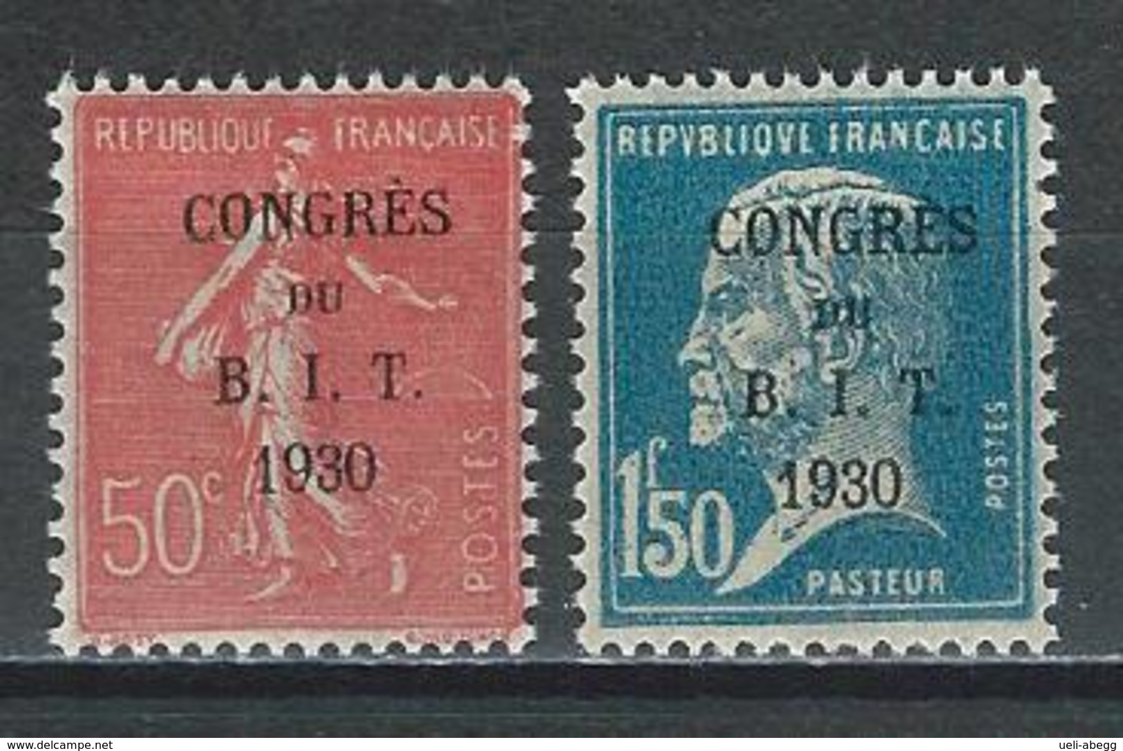 Frankreich Yv 264-65, Mi 249-50  *  MH - Unused Stamps