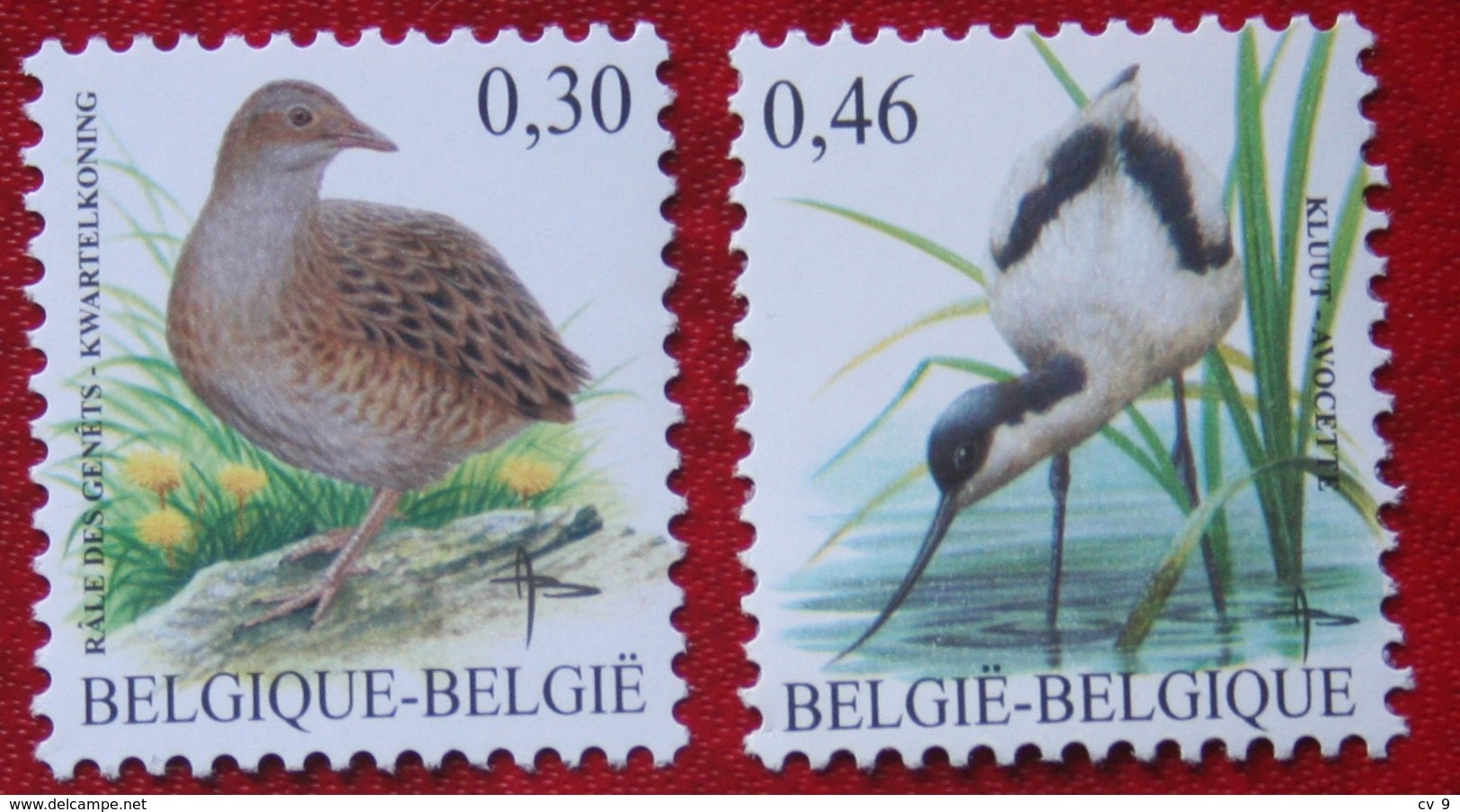 0.30 + 0.46 Bird Vogel Oiseau Pajaro Buzin OBC N° 3478 3479 (Mi 3526 3527) 2006 POSTFRIS MNH ** BELGIE BELGIEN / BELGIUM - Unused Stamps