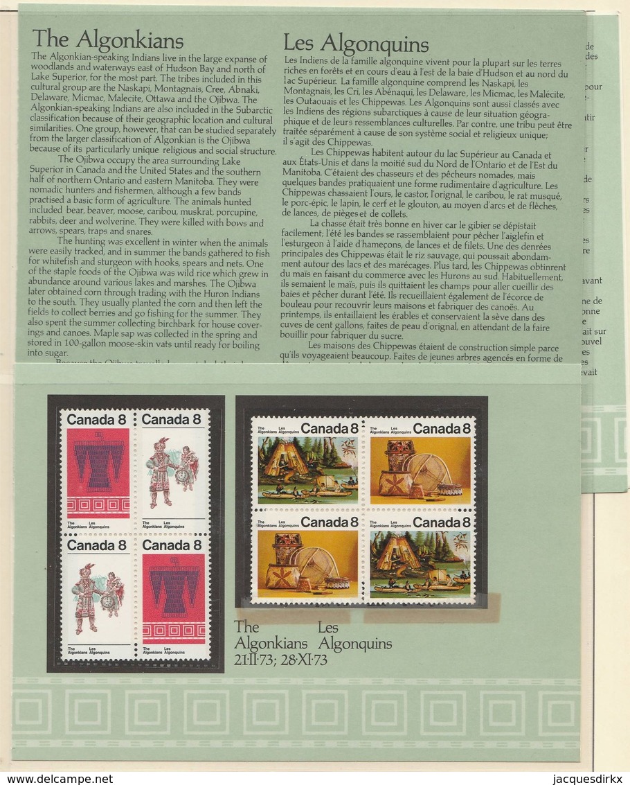 Canada  .     Page With Stamps  .      **       .  MNH    .   /    .  Postfris - Ongebruikt