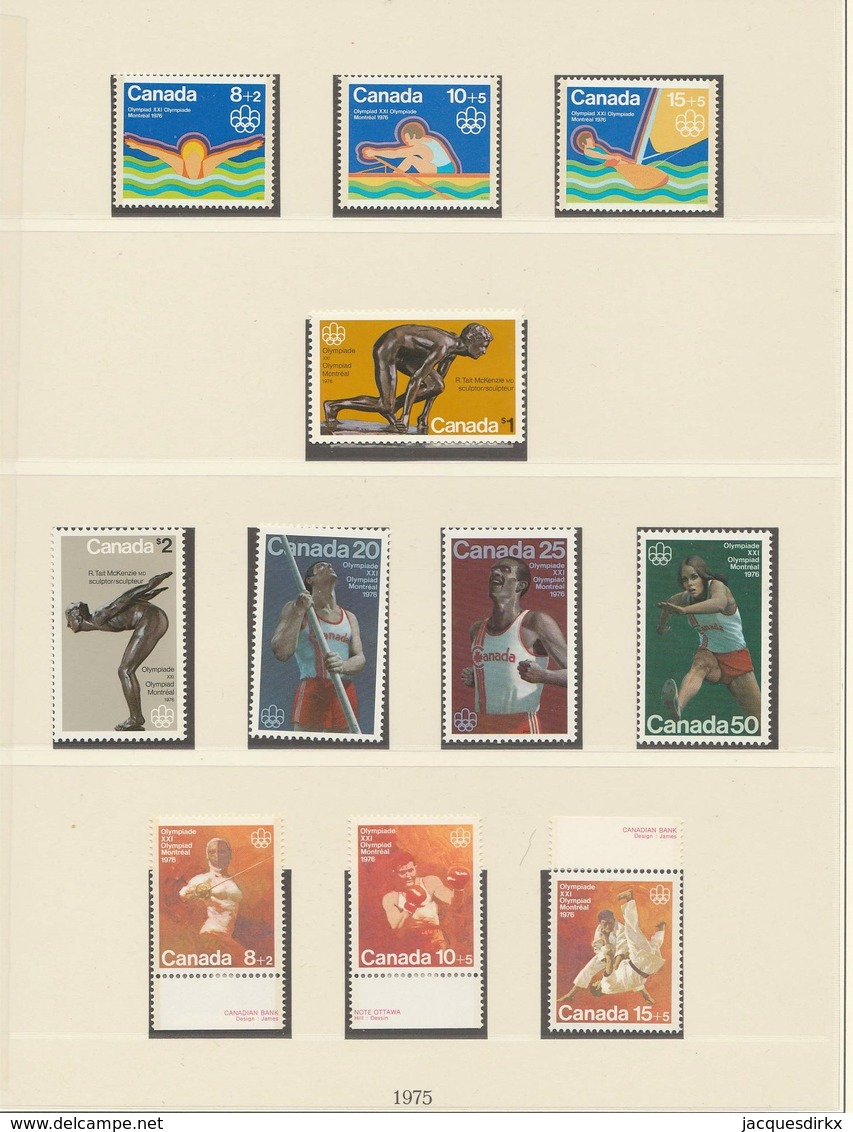 Canada  .     Page With Stamps  .      **       .  MNH    .   /    .  Postfris - Ongebruikt