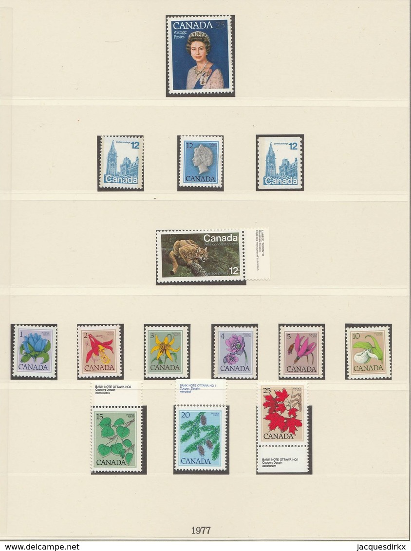 Canada  .     Page With Stamps  .      **       .  MNH    .   /    .  Postfris - Unused Stamps