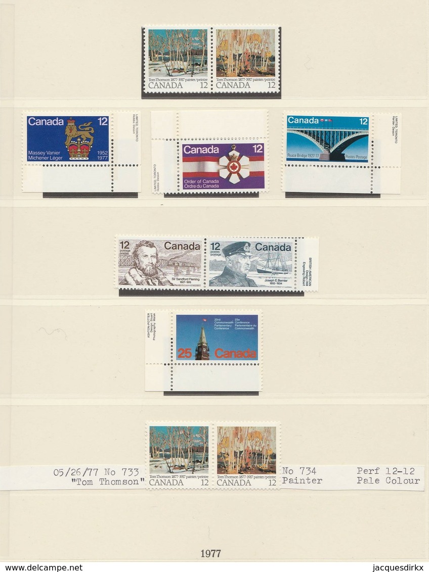 Canada  .     Page With Stamps  .      **       .  MNH    .   /    .  Postfris - Ongebruikt