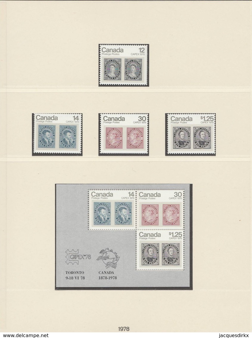 Canada  .     Page With Stamps  .      **       .  MNH    .   /    .  Postfris - Unused Stamps