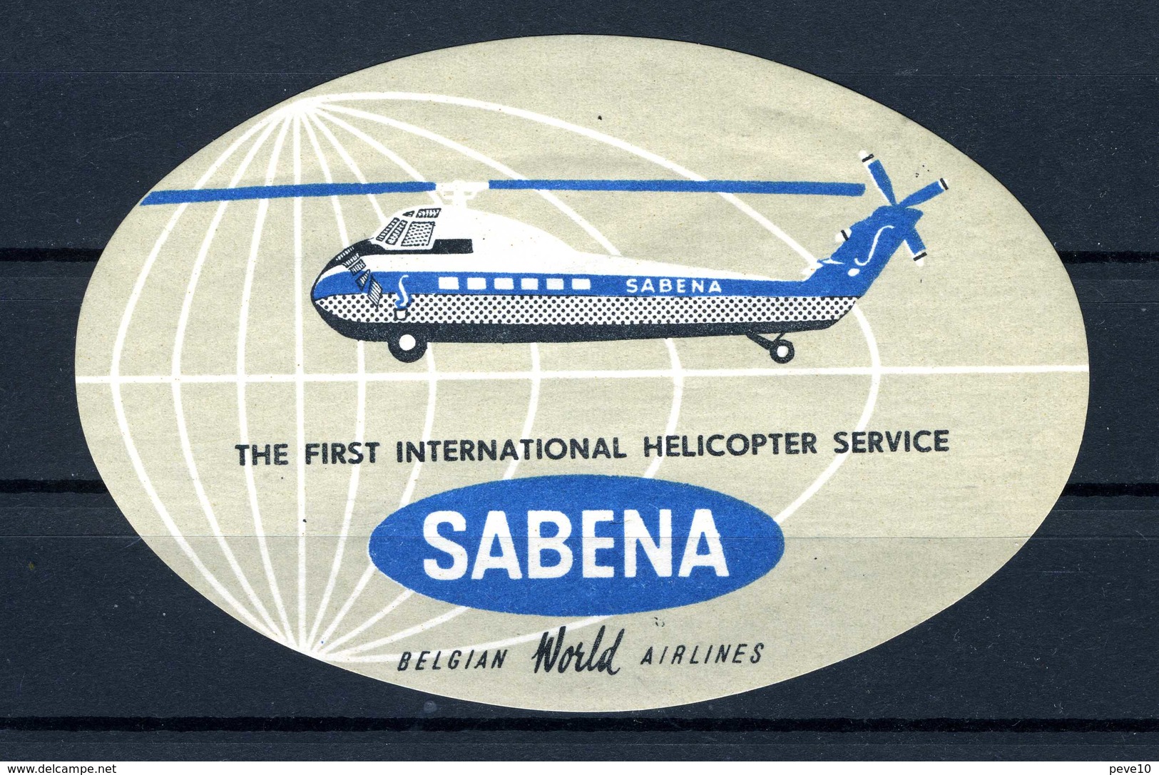 Cinderella   Sabena     The First International Helicopter Servie - Erinnophilie [E]