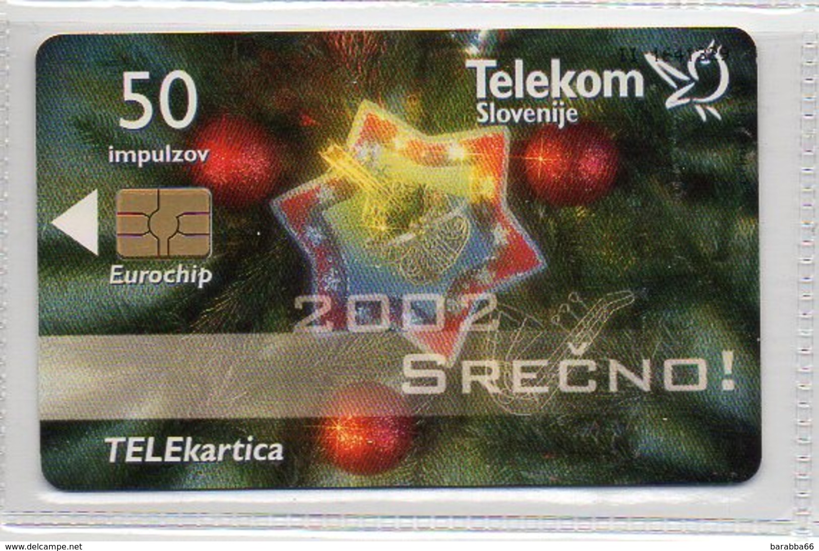 Telekom Slovenije 50 Imp. - SREČNO 2002 - Slovénie