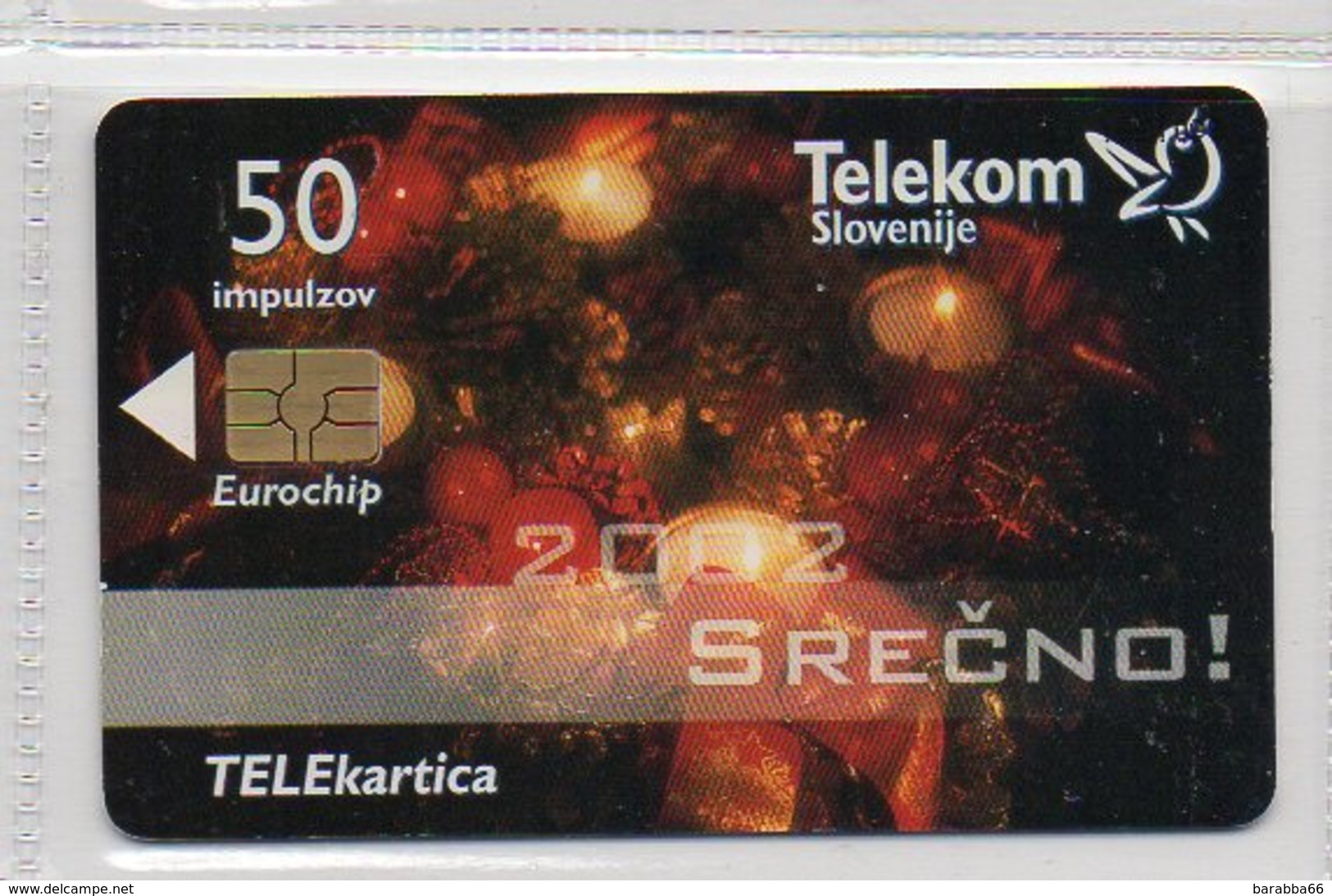 Telekom Slovenije 50 Imp. - SREČNO 2002 - Eslovenia