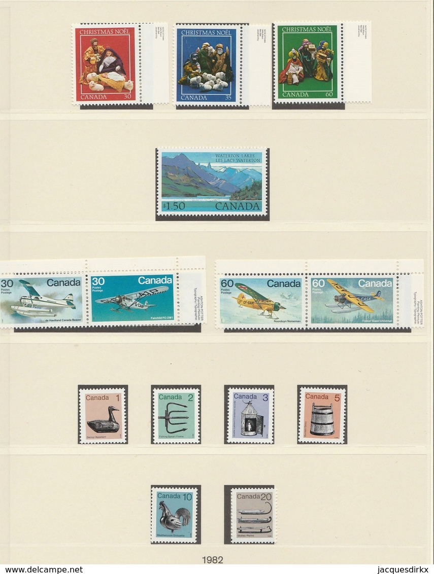 Canada  .     Page With Stamps  .      **       .  MNH    .   /    .  Postfris - Nuovi