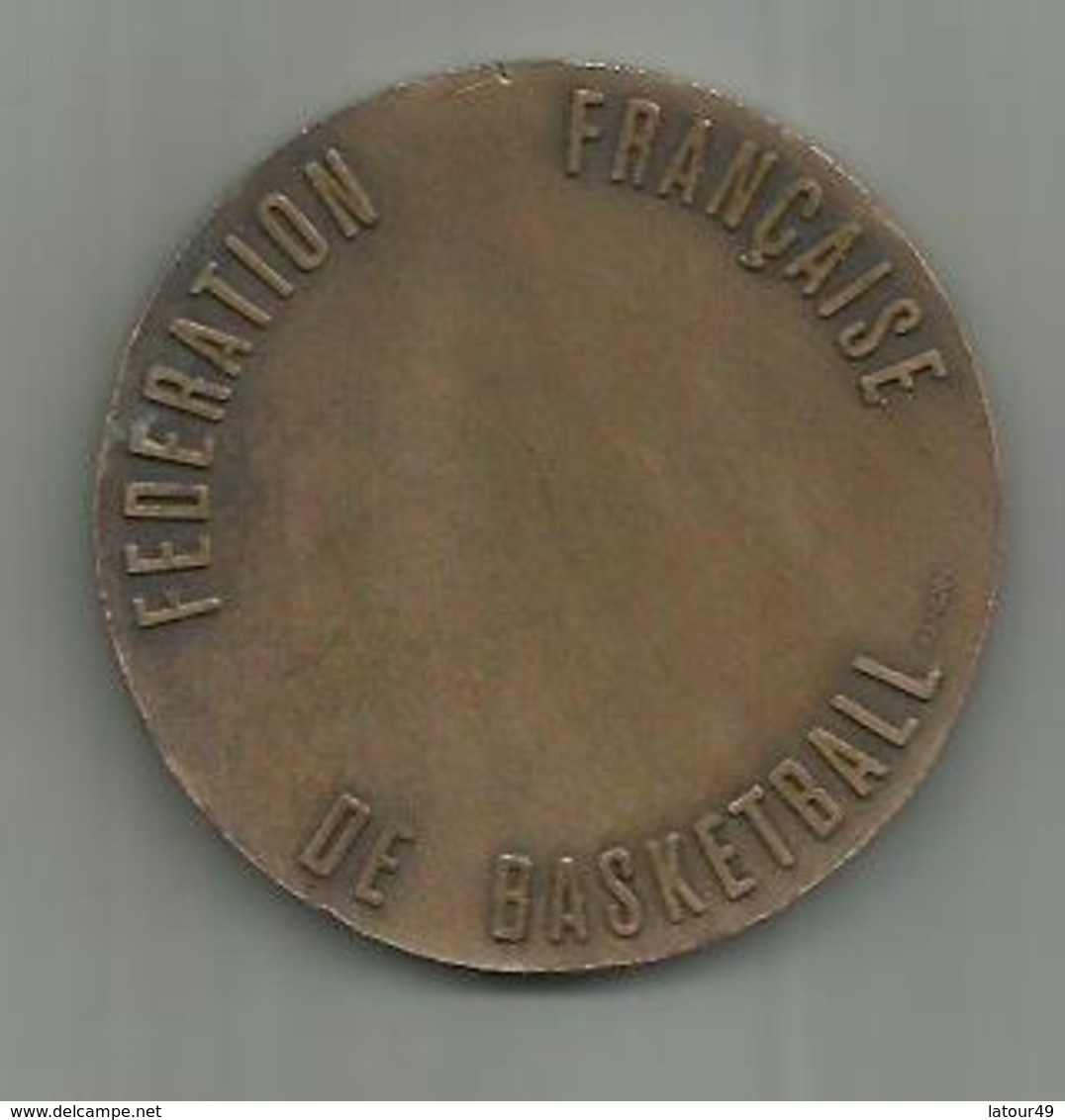 Medaille FEDERATION FRANCAISE DE BASKETBALL  BRONZE 7 CM - Altri & Non Classificati