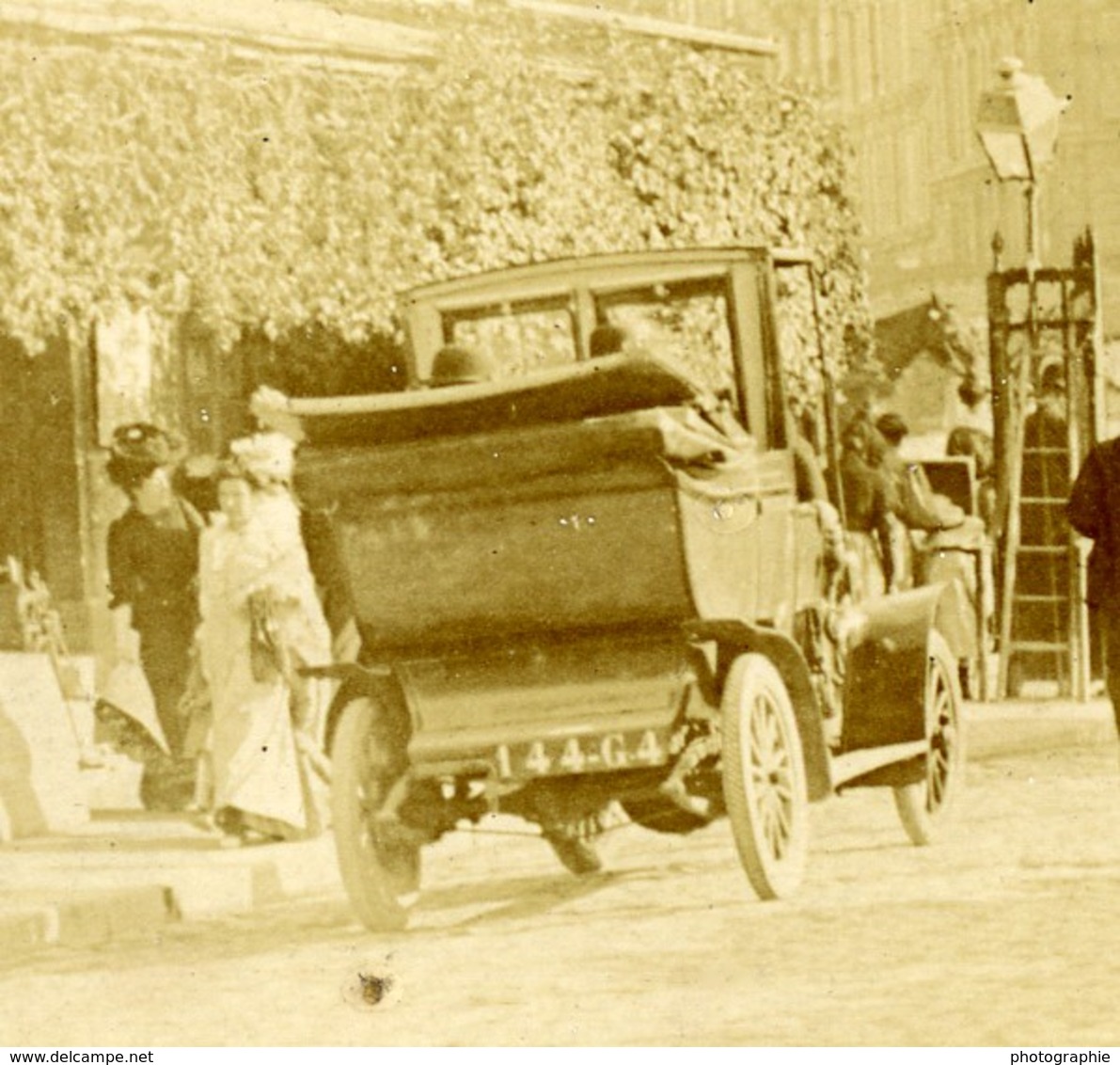 France Paris Octroi Barriere De Clichy Ancienne Photo Amateur 1910 - Lugares