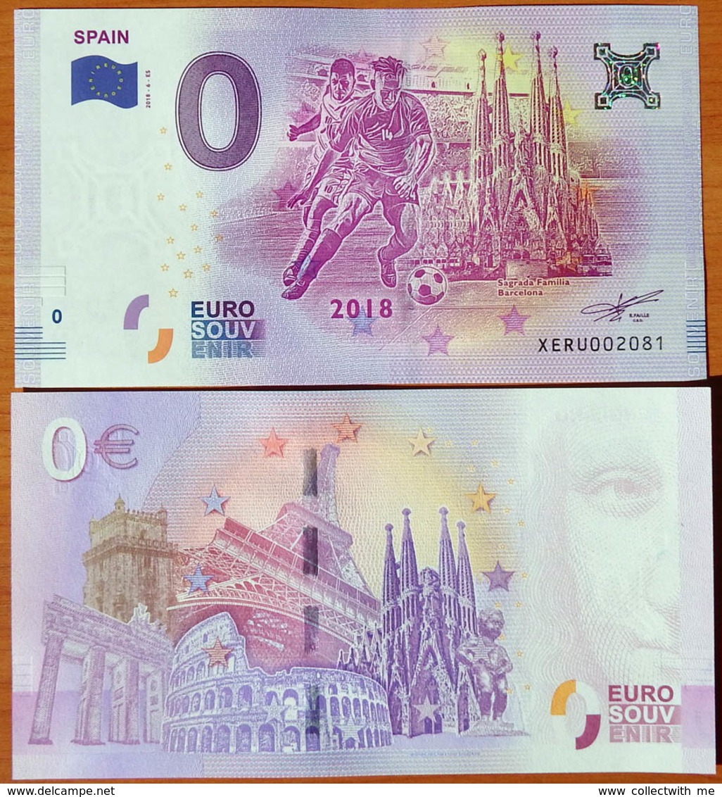 France 0 Euro 2018 ~ Spain (football) - Autres & Non Classés