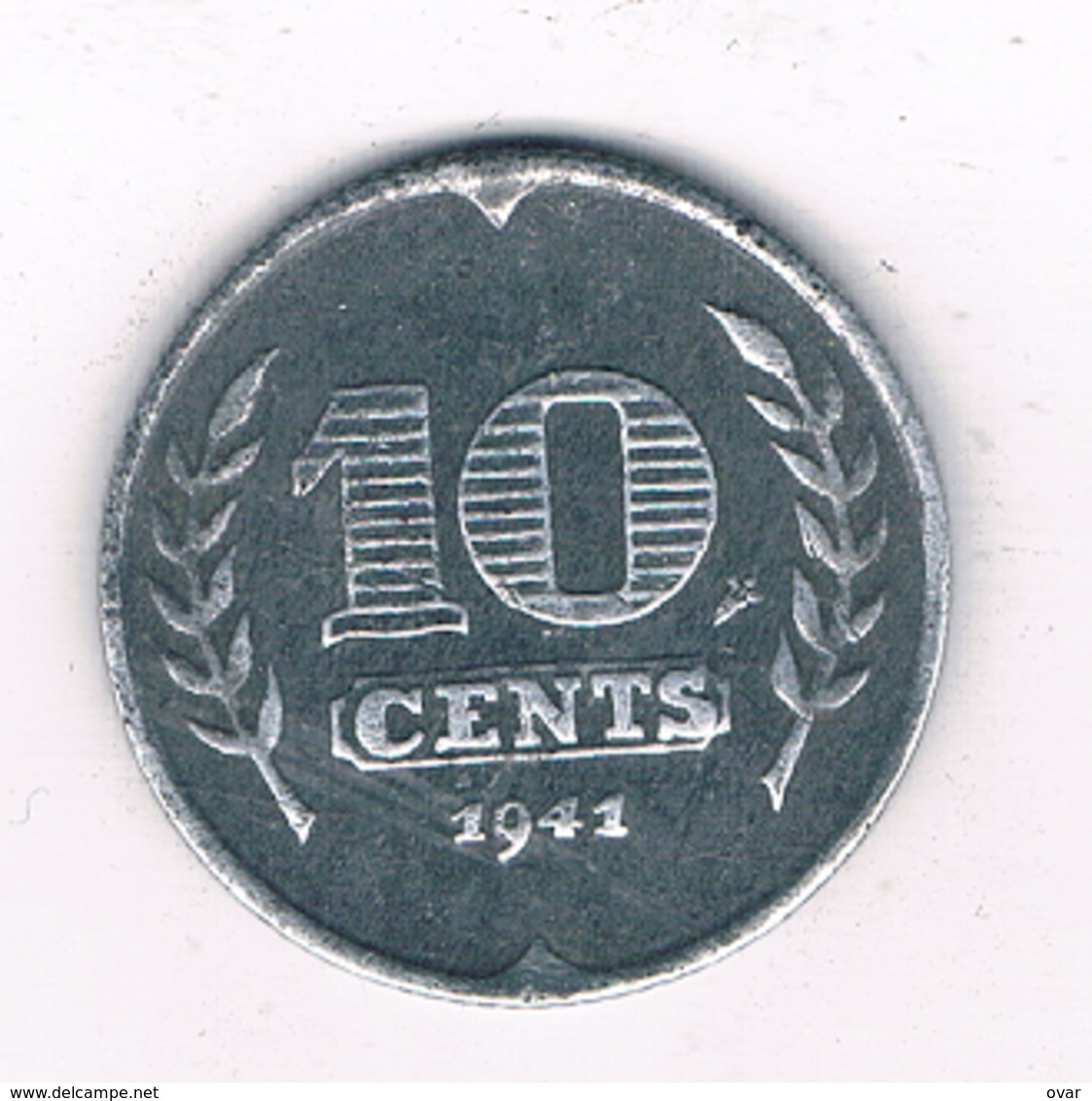 10 CENTS 1941  NEDERLAND /2470/ - 10 Cent