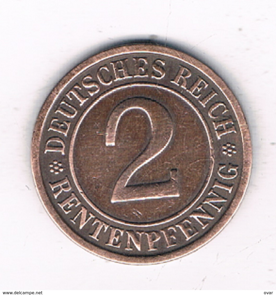 2 PFENNIG  1923 J  DUITSLAND /2479/ - 2 Renten- & 2 Reichspfennig