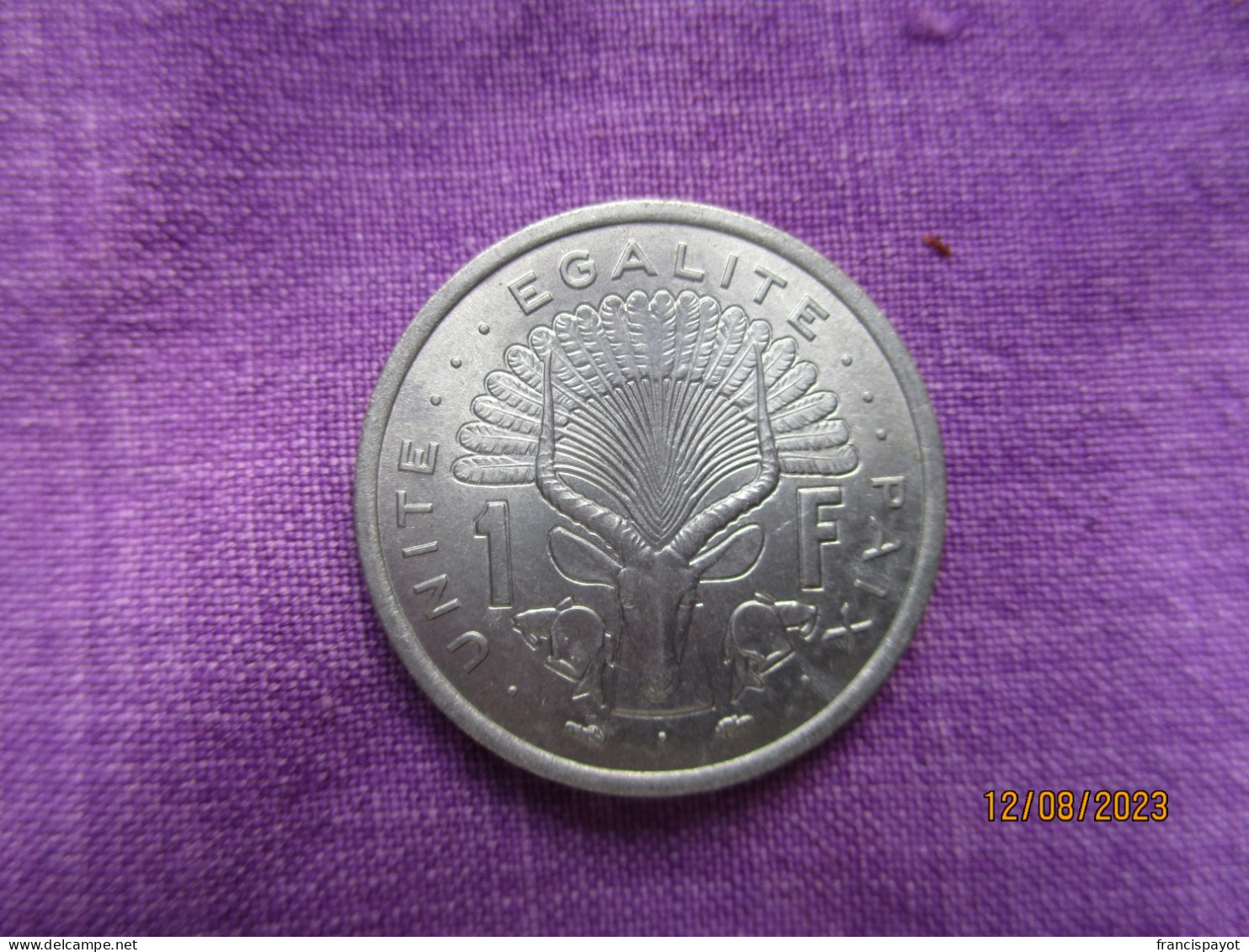 Djibouti: 1 Franc 1977 - Djibouti