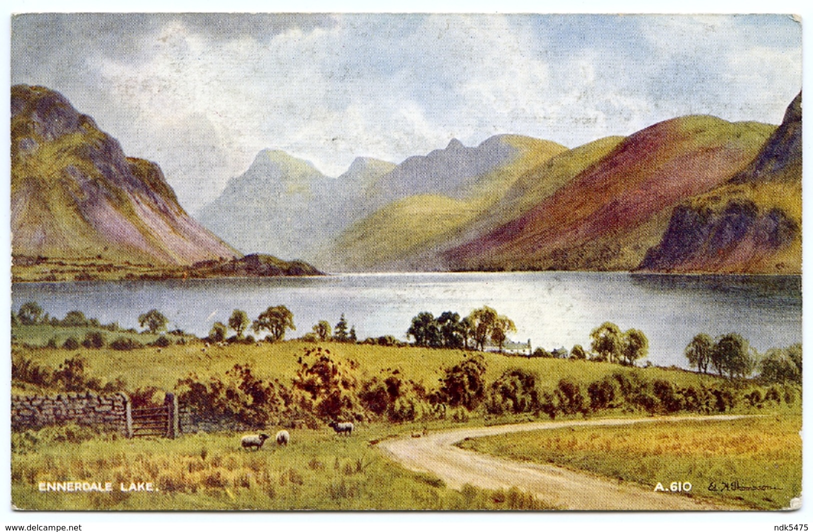 LAKE DISTRICT : ENNERDALE LAKE (ARTIST : E. H. THOMPSON) - Other & Unclassified