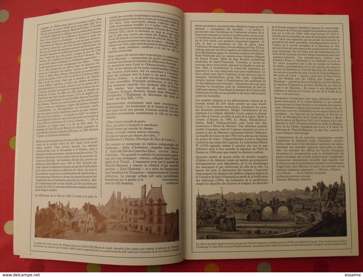 Laval Mayenne. images du patrimoine. dominique Eraud, françois Lasa. 1990. nombreuses photos