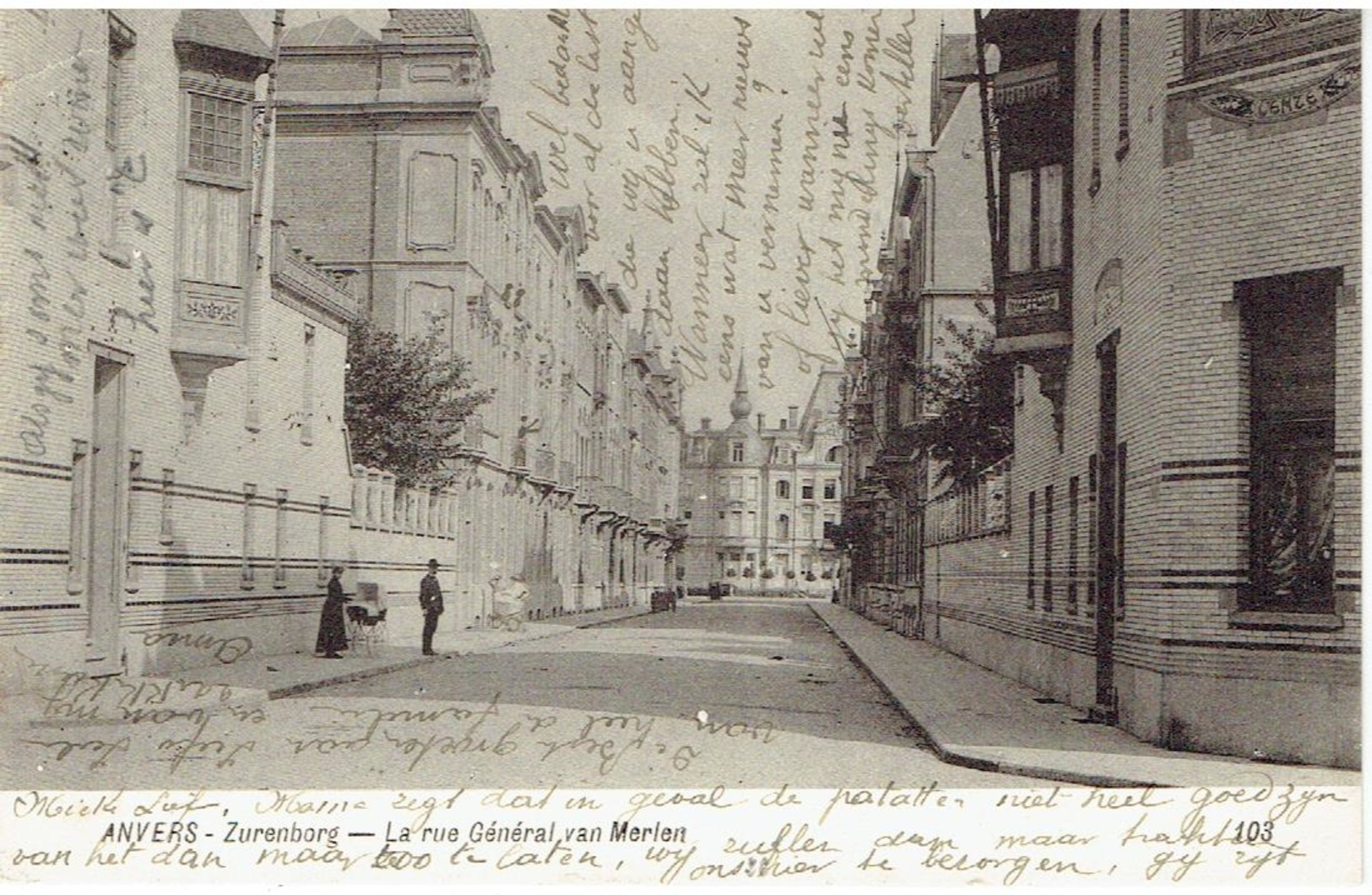 ANVERS - Zurenborg - La Rue Général Van Merlen - Antwerpen