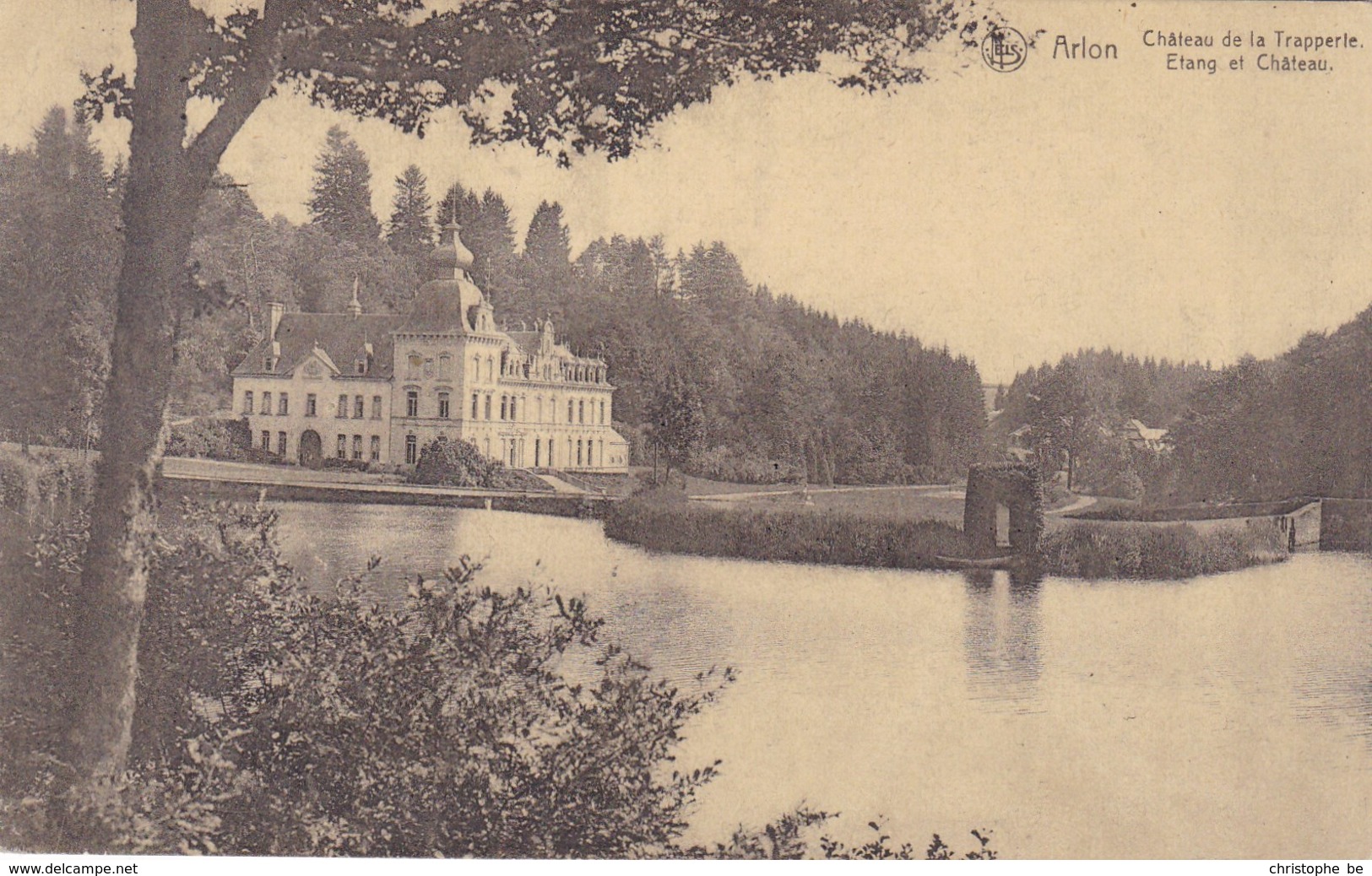 Arlon, Château De La Trapperie, Etang Et Château (pk57363) - Arlon