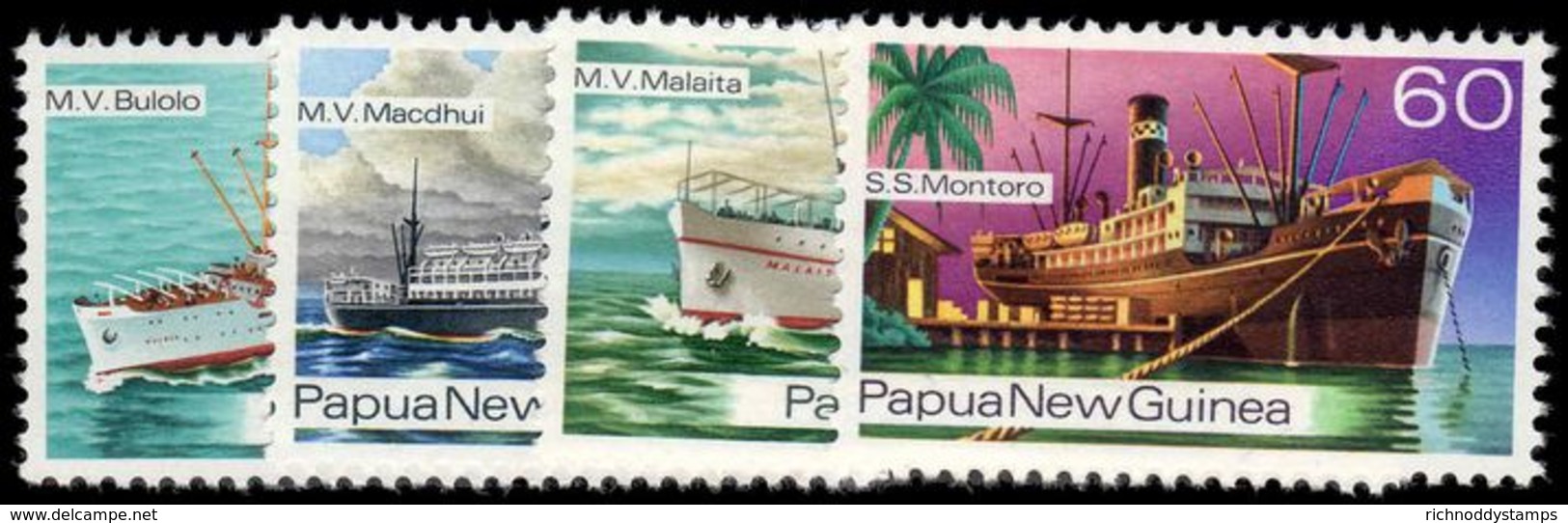 Papua New Guinea 1976 Ships Of The 1930s Unmounted Mint. - Papouasie-Nouvelle-Guinée