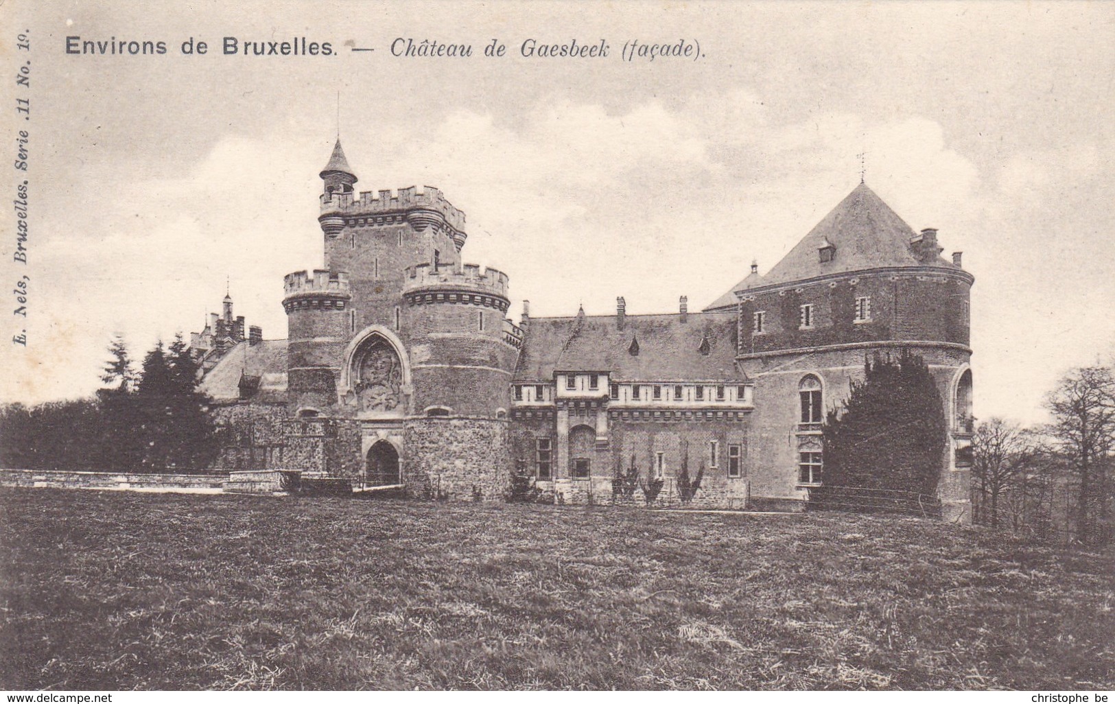 Environs De Bruxelles, Château De Gaesbeek, Façade (pk57371) - Andere & Zonder Classificatie