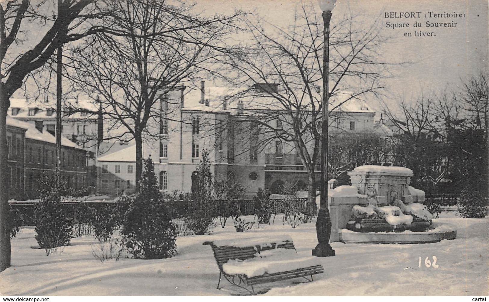 90 - BELFORT (Territoire) - Square Du Souvenir En Hiver - Belfort – Siège De Belfort