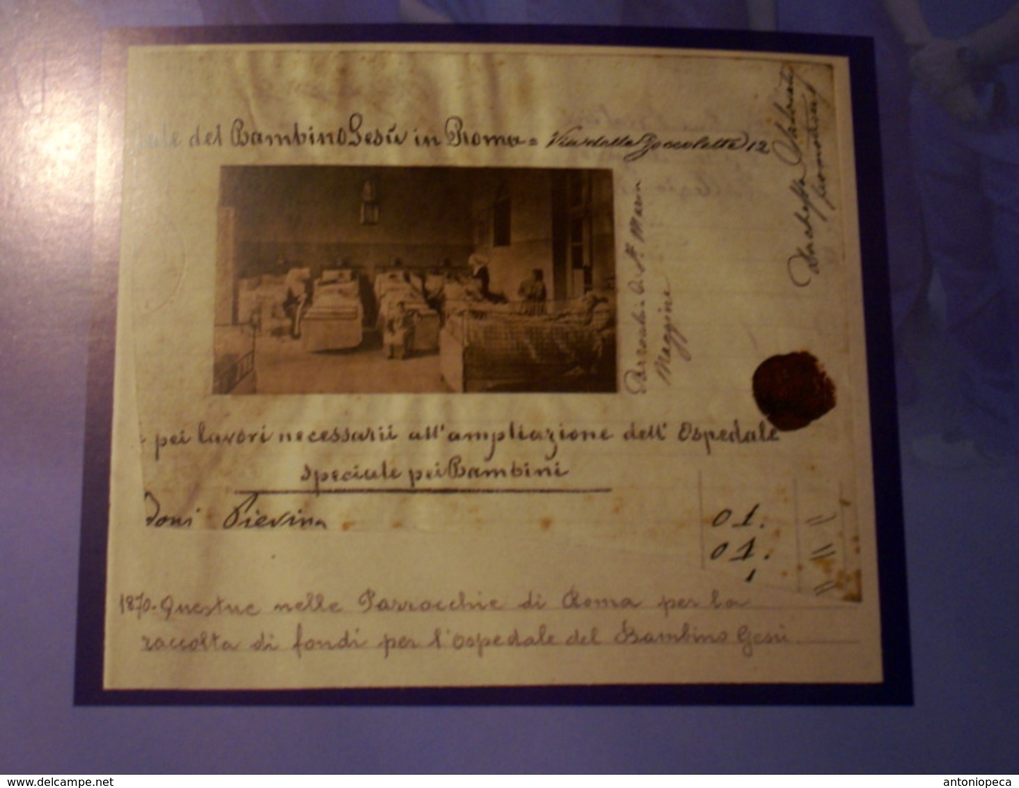 VATICAN 2019, 150° ANNIV.  FOUNDATION BAMBINO GESU HOSPITAL, JOINT FOLDER WITH ITALY - Lettres & Documents