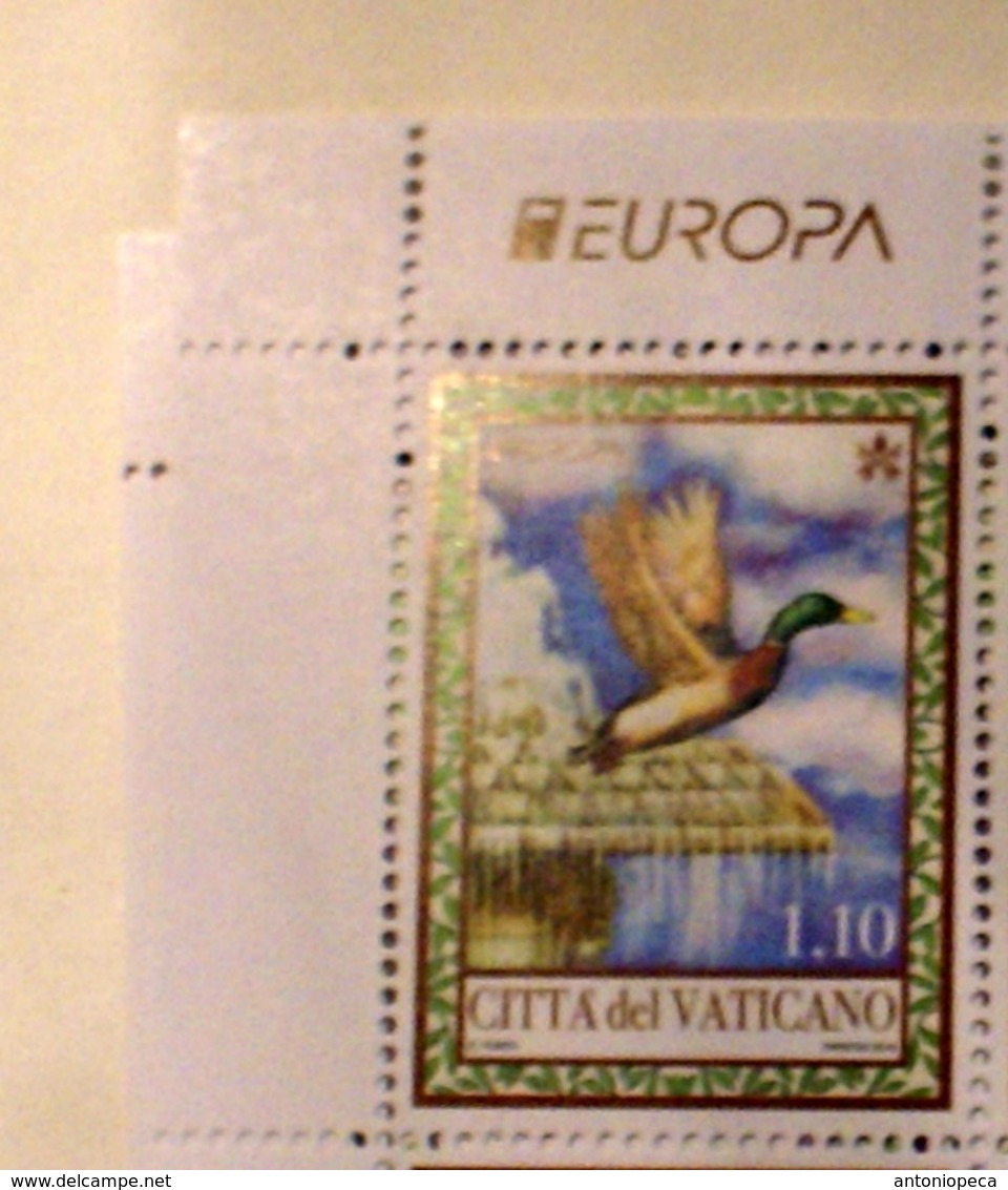 VATICAN 2019, EUROPA, NATIONAL BIRDS COMPLETE SET   MNH** - Nuevos