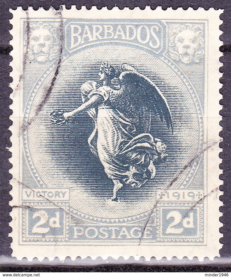 BARBADOS 1920 2d Black & Grey SG204 Fine Used - Barbados (...-1966)