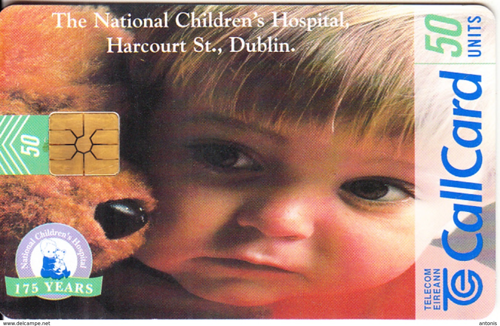 IRELAND - The National Children"s Hospital, Chip GEM1.2, Tirage %50000, 10/97, Used - Irland