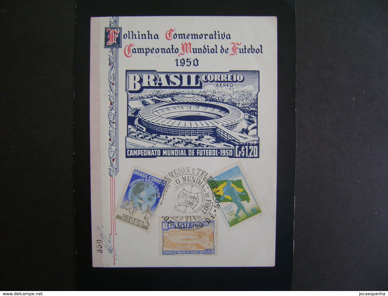 SHEET IV WORLD FOOTBALL CHAMPIONSHIP IN BRAZIL IN 1950 IN THE STATE - 1950 – Brasilien