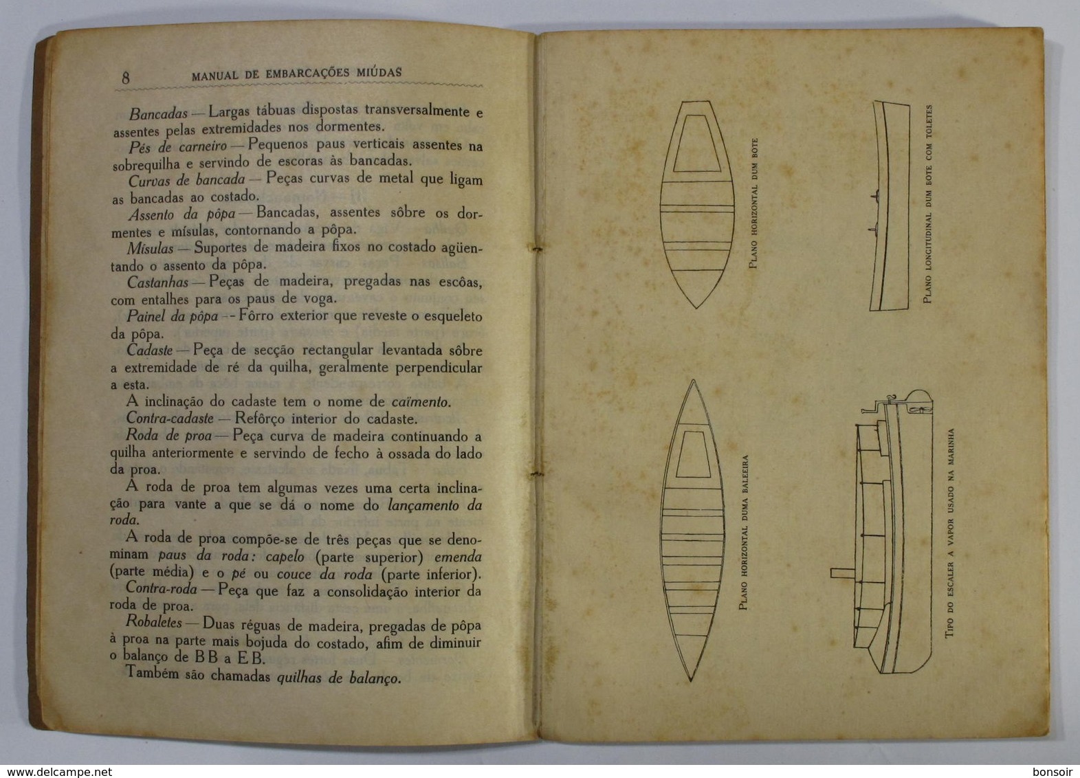 Manual De Embarcações Miúdas António Esparteiro 1931 Ministério Marinha 91 Pages Handbook Bateaux Boat - Voir 6 Images - Practical