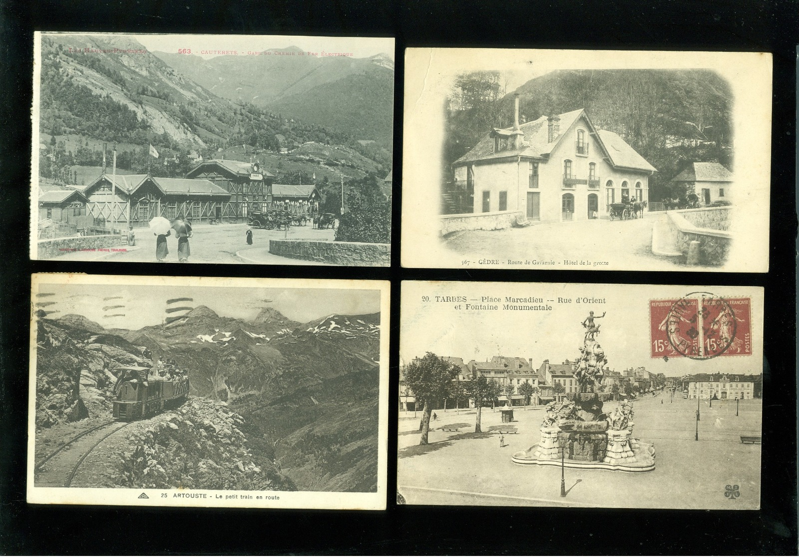 Beau lot de 60 cartes postales de France Hautes - Pyrénées   Mooi lot van 60 postkaarten van Frankrijk ( 65 ) - 60 scans