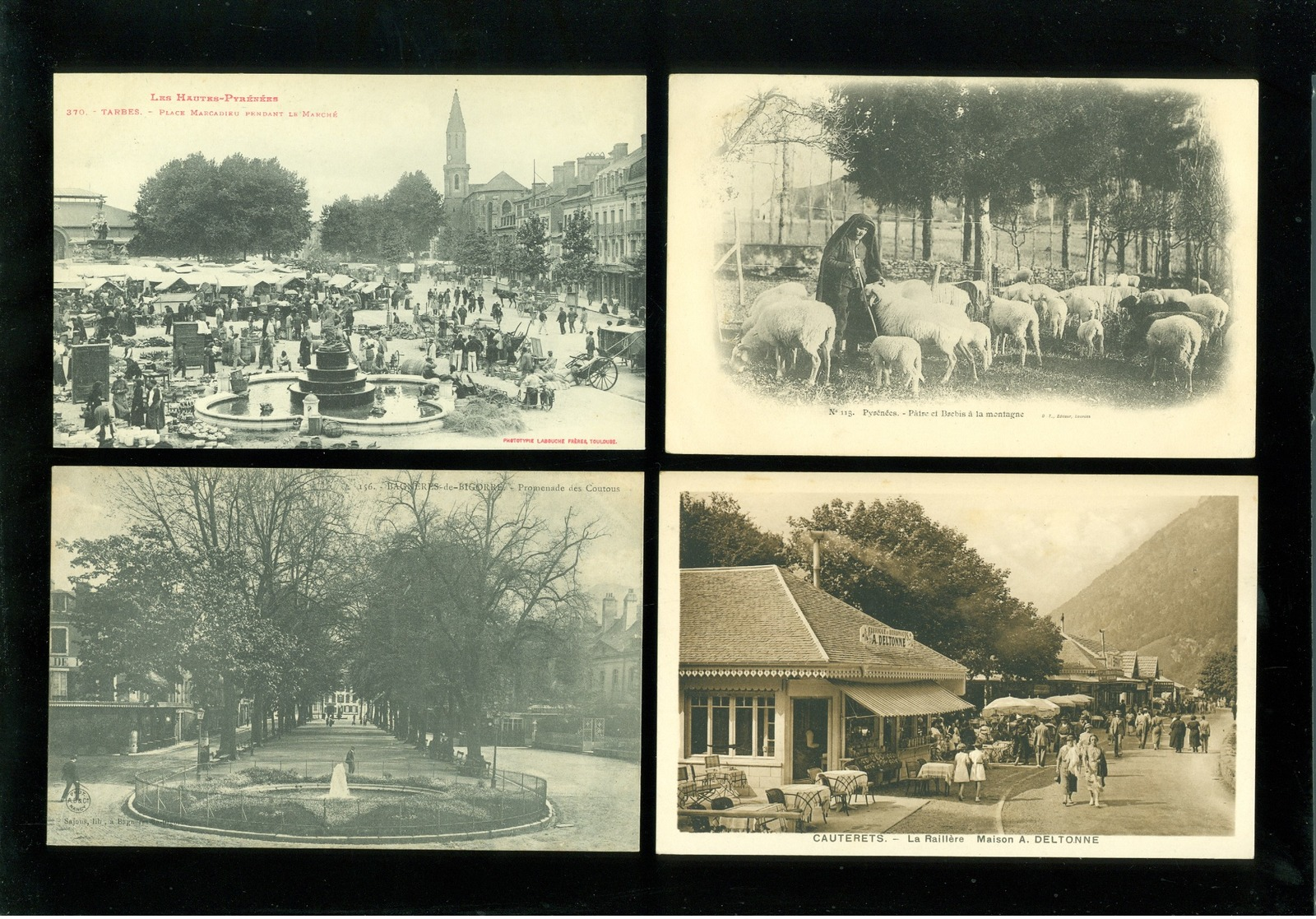 Beau lot de 60 cartes postales de France Hautes - Pyrénées   Mooi lot van 60 postkaarten van Frankrijk ( 65 ) - 60 scans