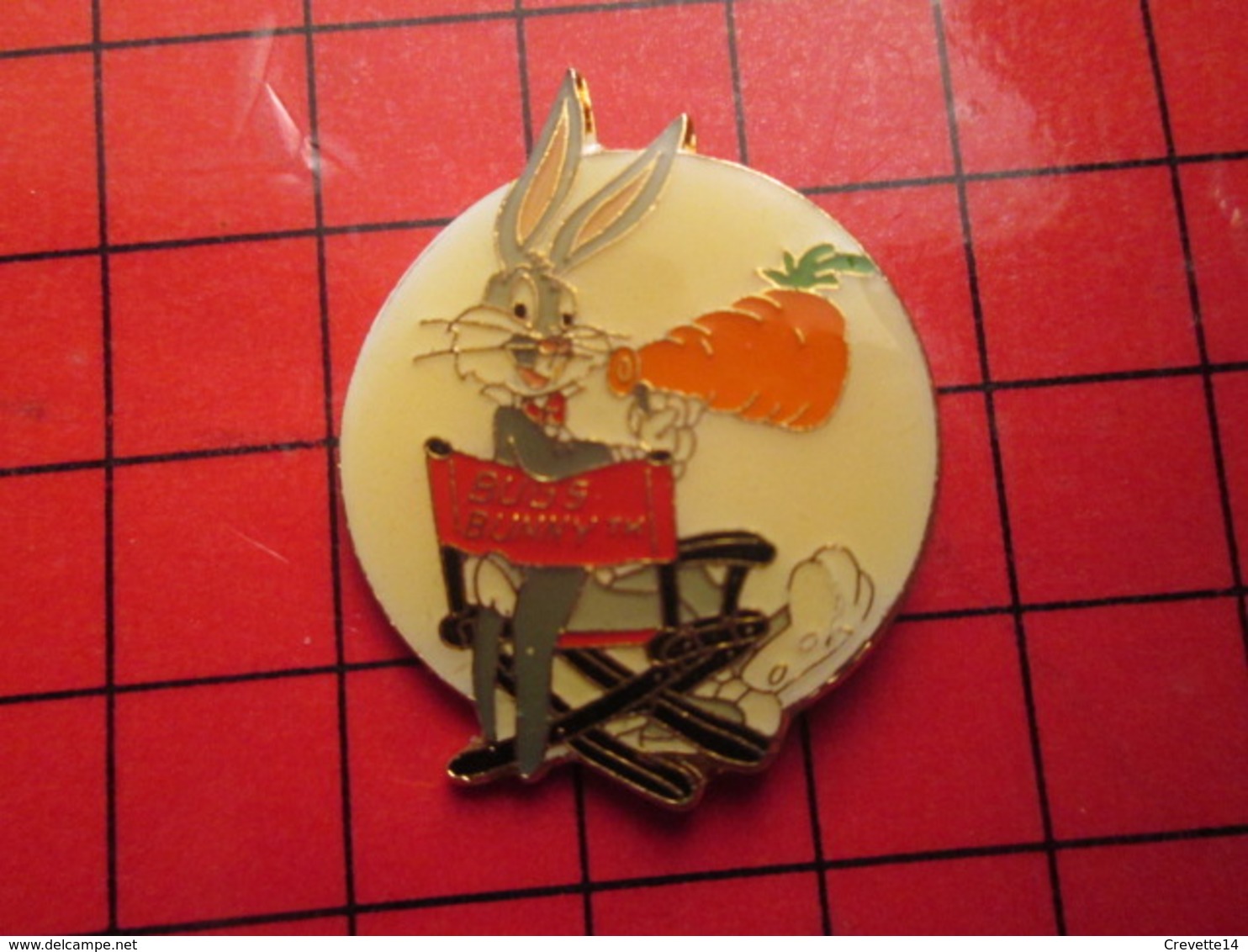 818C Pin's Pins / Rare Et De Belle Qualité /  THEME CINEMA / DESSIN ANIME BUGS BUNNY LAPIN - Cine