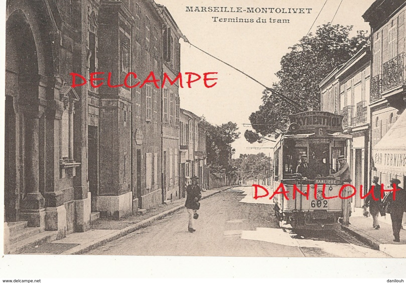 13 // MARSEILLE    MONTOLIVET     Terminus Du Tram - Saint Barnabé, Saint Julien, Montolivet