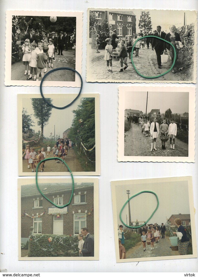 GELRODE  (  AARSCHOT ) :  V/D Bergh - Van Emelen   :   9 Oude Foto's  :   ( Zie Scans Voor Detail ) - Lieux