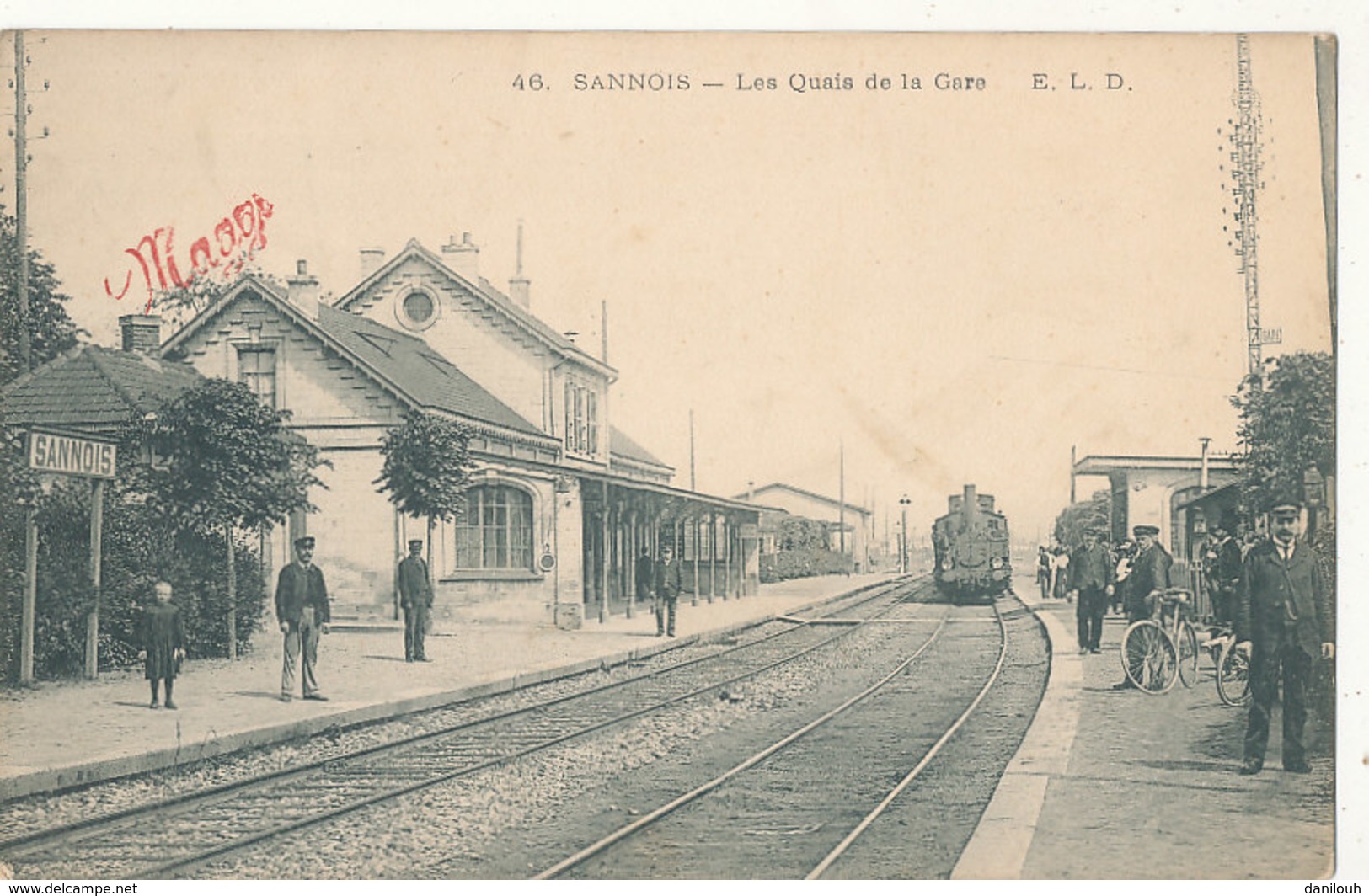 95 // SANNOIS    Les Quais De La Gare   ELP 46 - Sannois