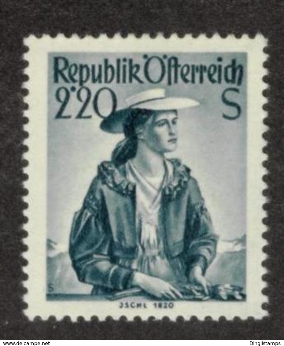 AUSTRIA - 1948 COSTUMES 2.20 SLATE - Ungebraucht