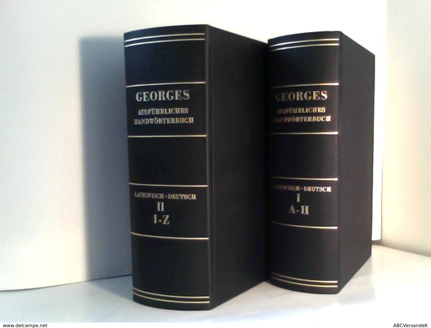 Georges Ausführlisches Lateinisch - Deutsches Handwörterbuch Bd. 1 I,  A - H Und Bd. 2 II  I- Z - Lexicons
