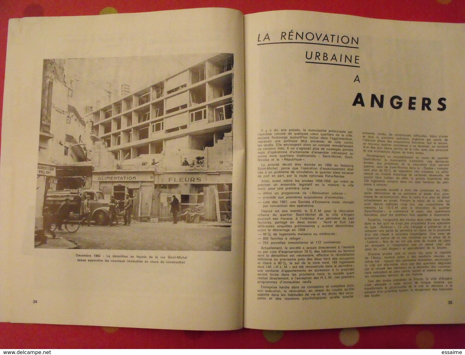 Maine Anjou. Economiee régionales. n° 12 de 1963. Mayenne Laval Chateau-Gontier Craon Ernée Evron