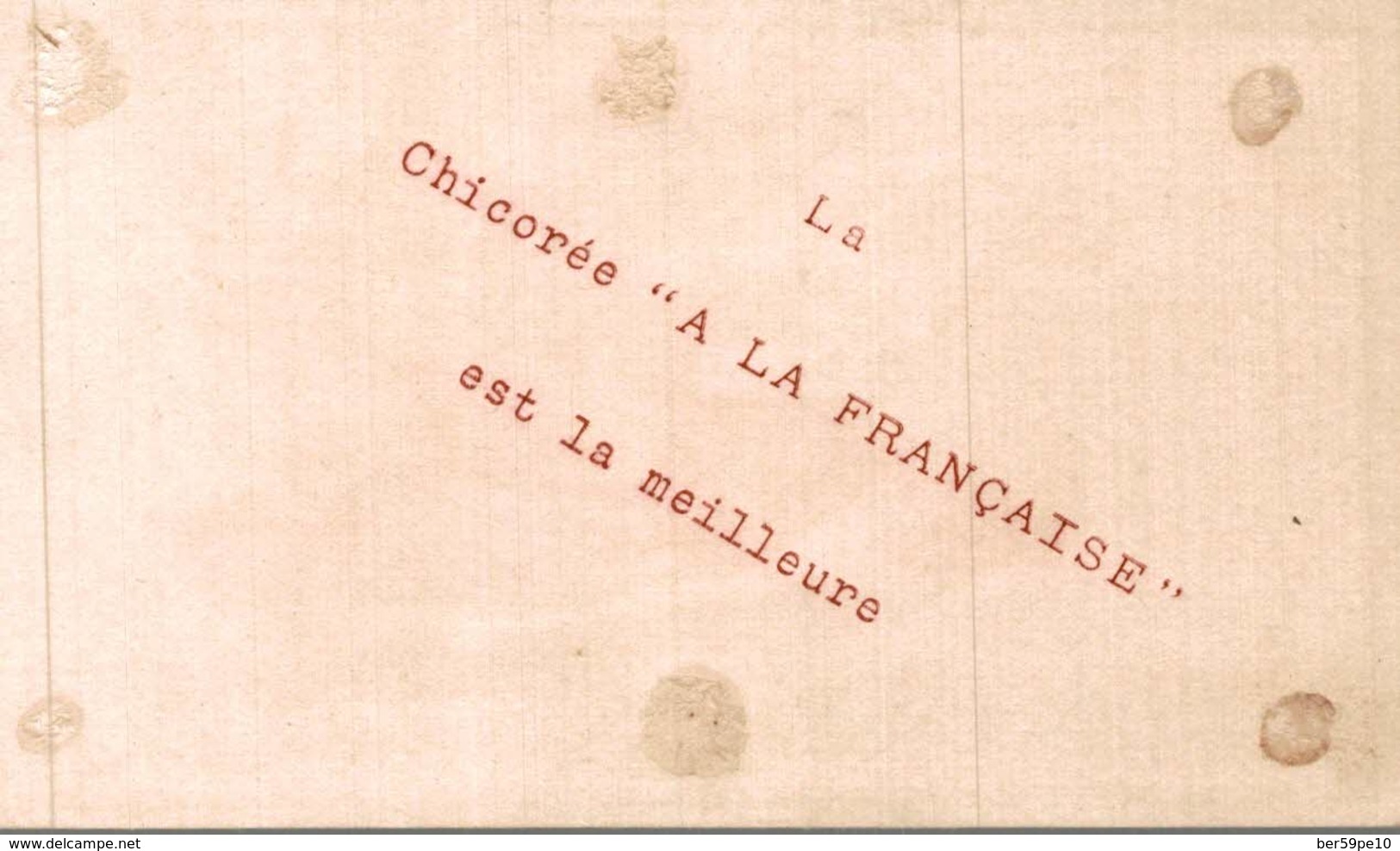 CHROMO IMAGE RELIGIEUSE LA CHICOREE A LA FRANCAISE LES SAINTS MODELES DE L'ENFANCE SAINT-MEDARD - Images Religieuses