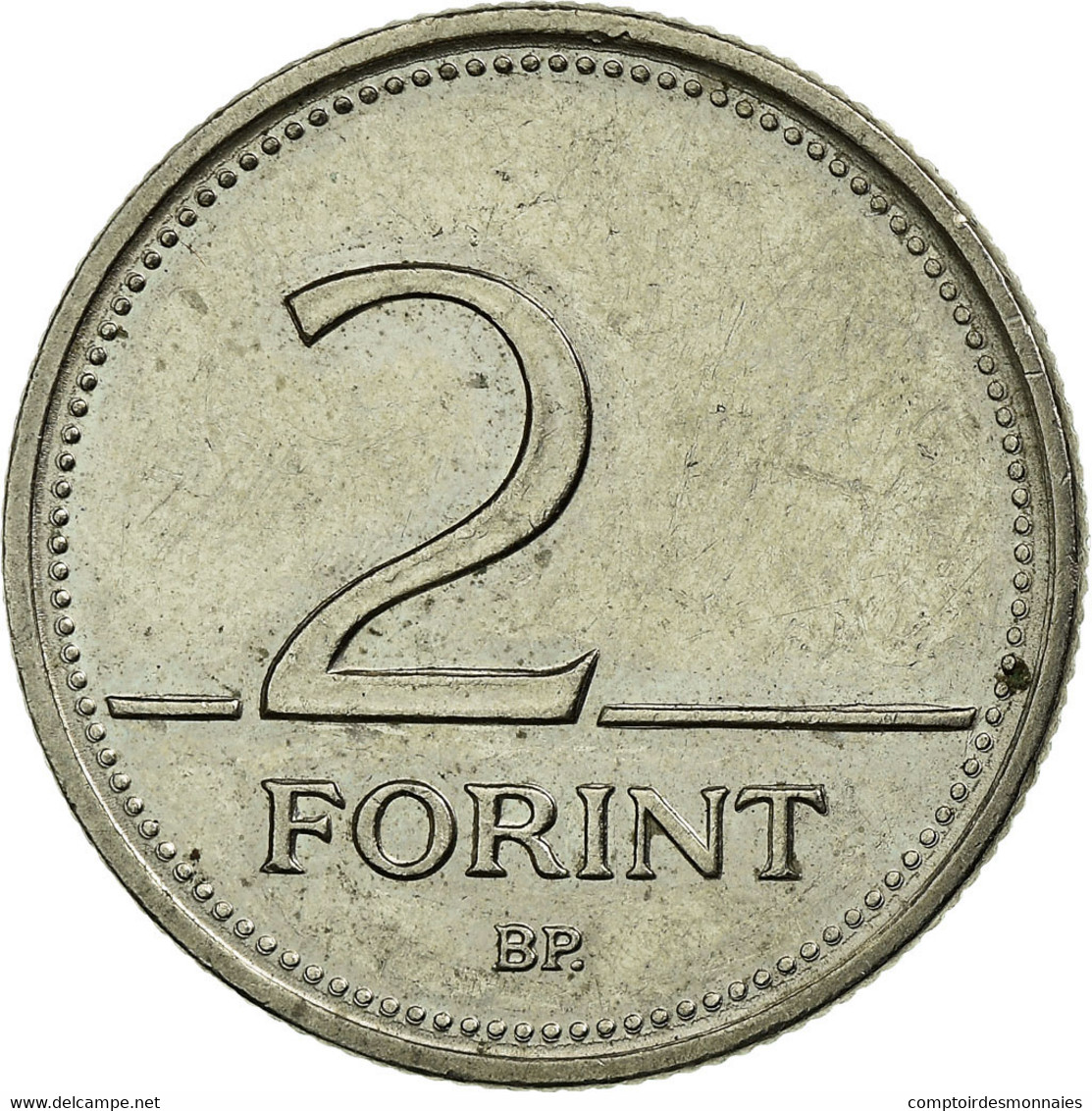 Monnaie, Hongrie, 2 Forint, 2001, Budapest, TTB, Copper-nickel, KM:693 - Hungary