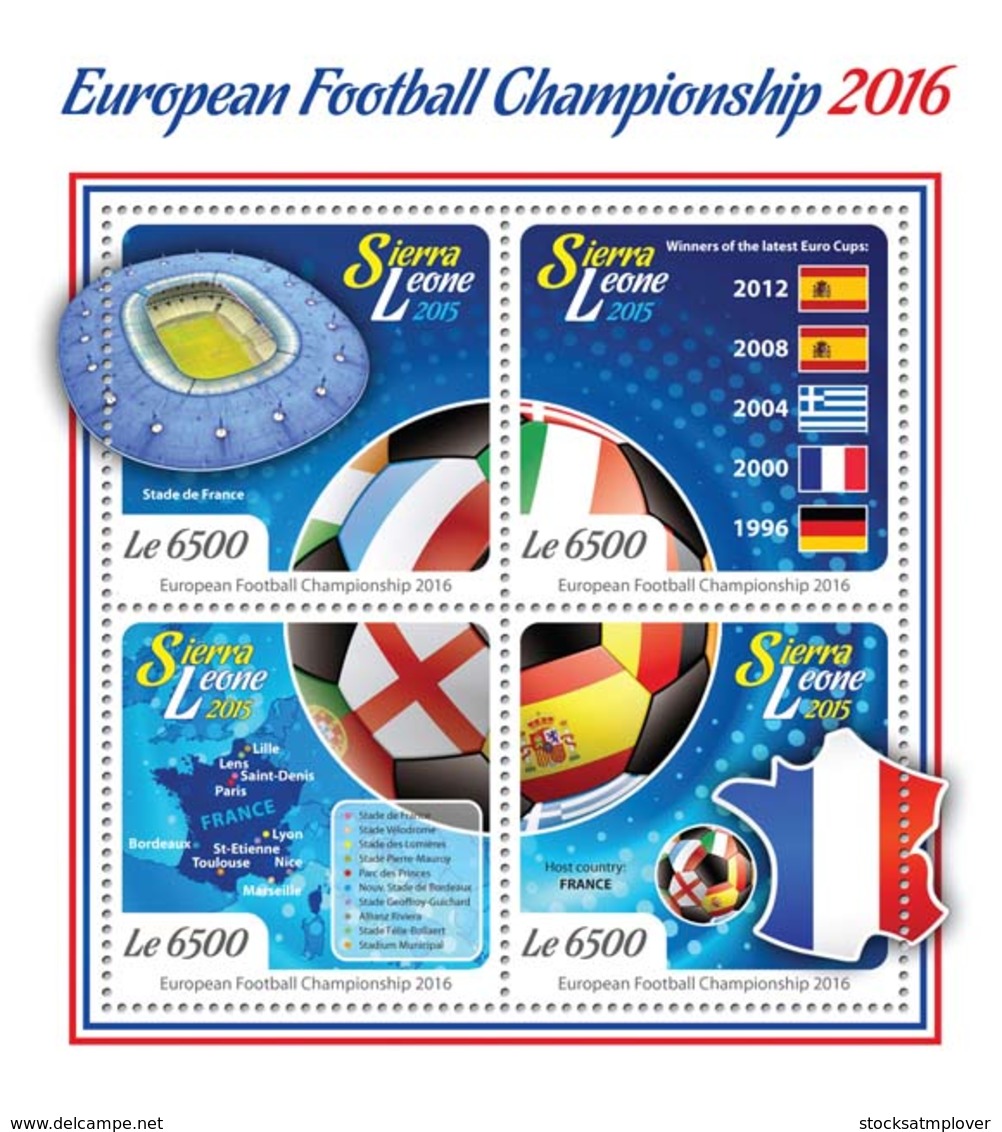 Sierra Leone 2015  European Football Championship 2016 - Sierra Leone (1961-...)